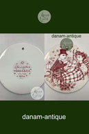 Bjørn Wiinblad: Rød december platte fra Nymølle - MIRAKEL