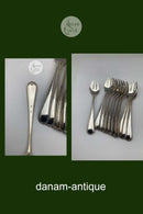 Set of 11 Danish Silver cake forks from 1919