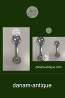 Evald Nielsen Frimurer Loge ske i sølv