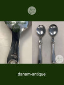 Gammel Riflet Fredericia Sølv / Stål Salat Sæt