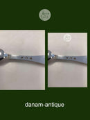 4 把丹麦银蛋糕叉，制作于 1932 年。乔治-詹森古董餐具的复制品