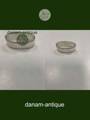 Stor Dansk Servietring i Sølv