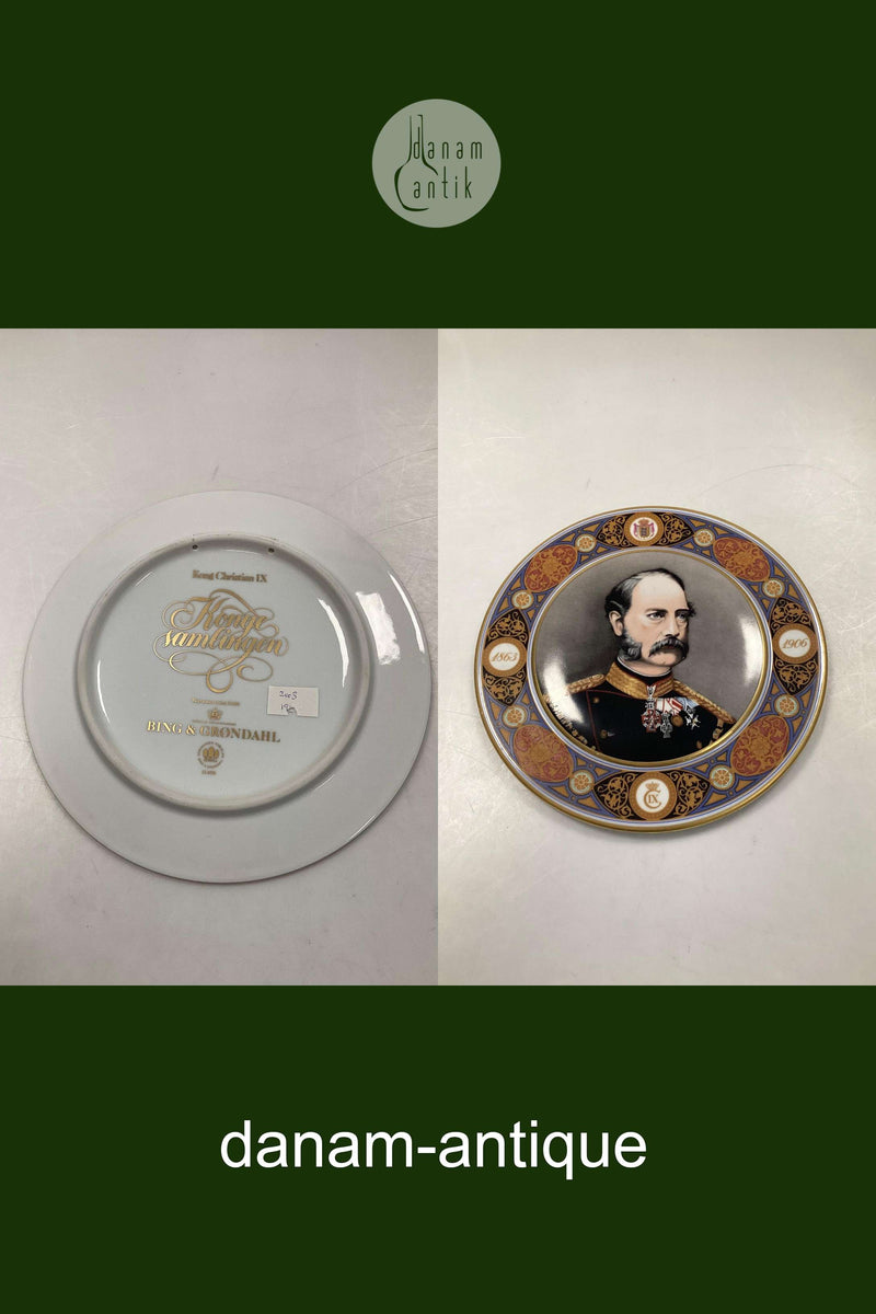 Bing og Grøndahl Platte fra Kongesamlingen, Kong Christian IX