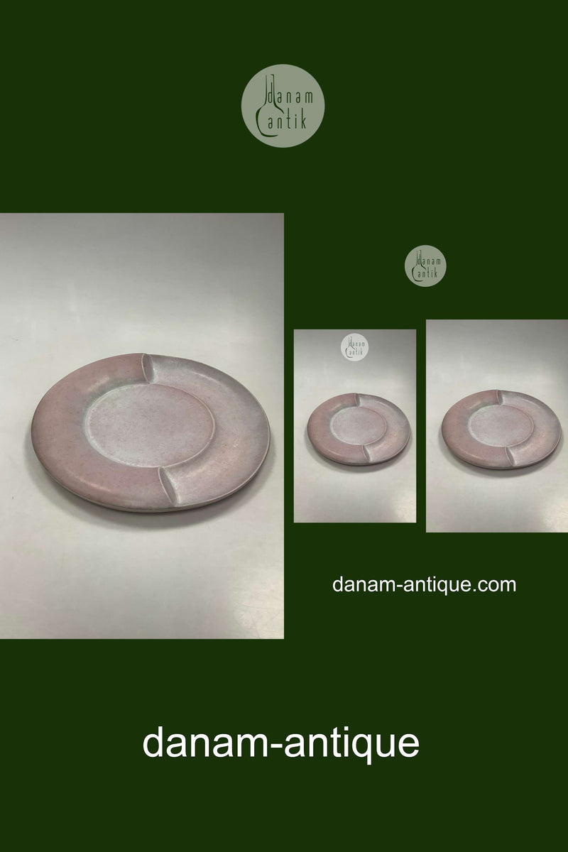 Bing og Grøndahl Stentøjsfad Unika af Jacqueline Poncelet (f. 1947 Liege i Belgien) fra 1985