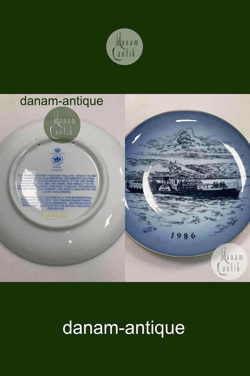 Bing og Grøndahl Skibsplatte fra 1986