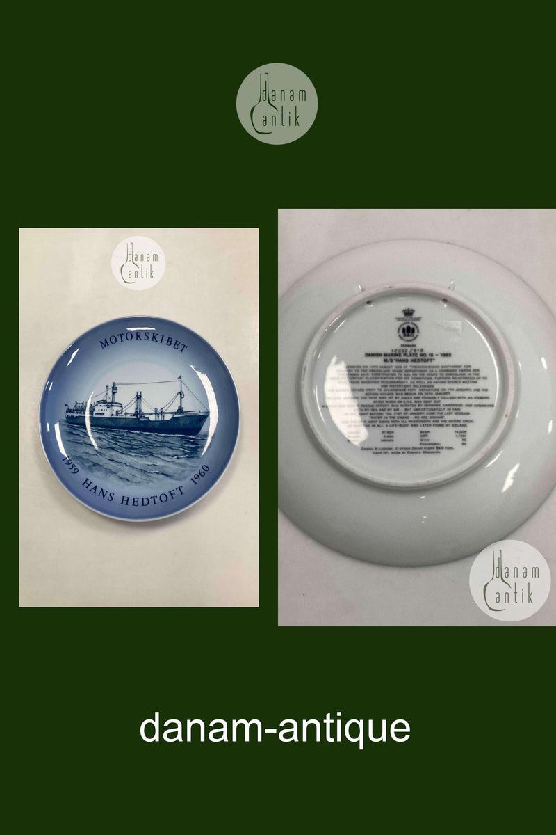 Bing og Grøndahl Skibsplatte fra 1985