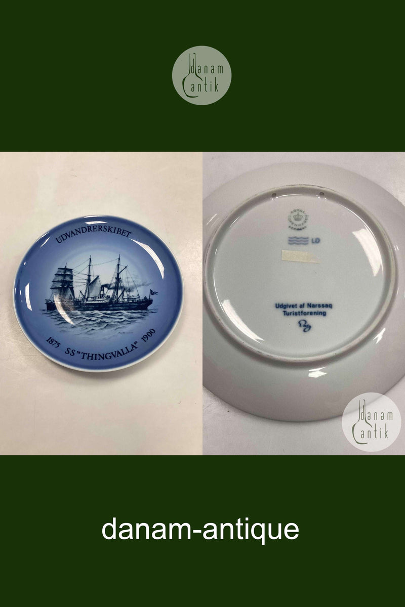 Bing og Grøndahl Skibsplatte fra 1978