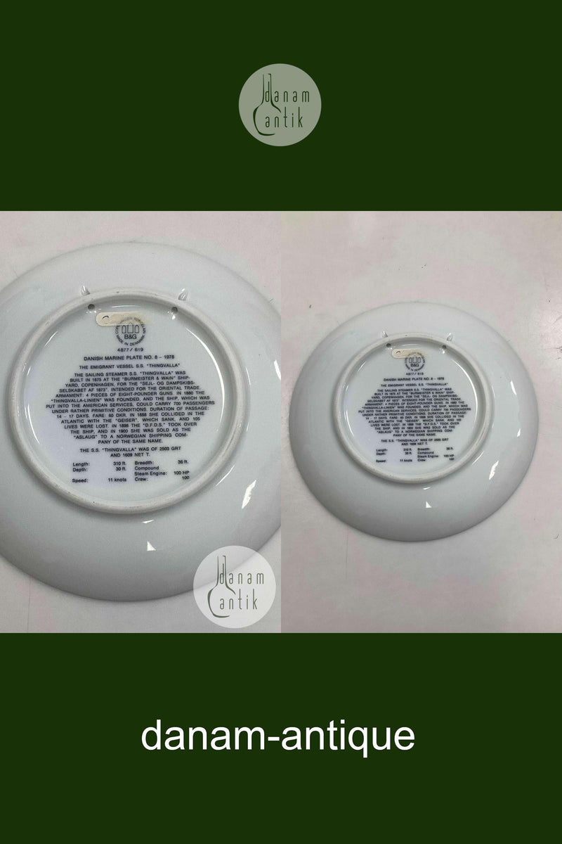 Bing og Grøndahl Skibsplatte fra 1976