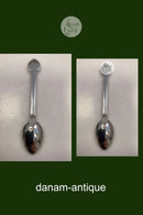 Evald Nielsen / Aage Weimar Sølv Kaffeske No 3 med rød sten