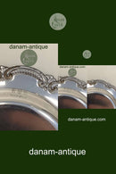 Flaschentablett in versilbert / Neusilber