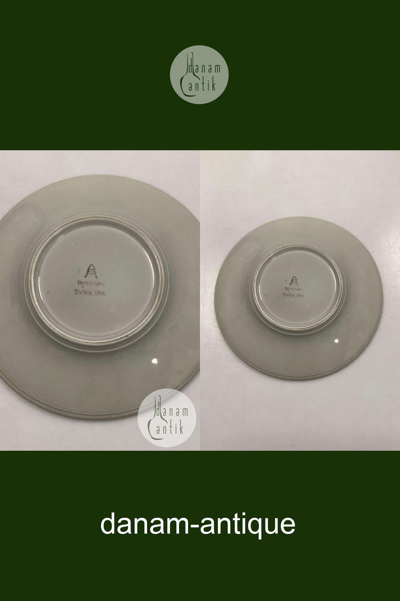 Royal Copenhagen / Aluminia Navy Christmas Plate 1957