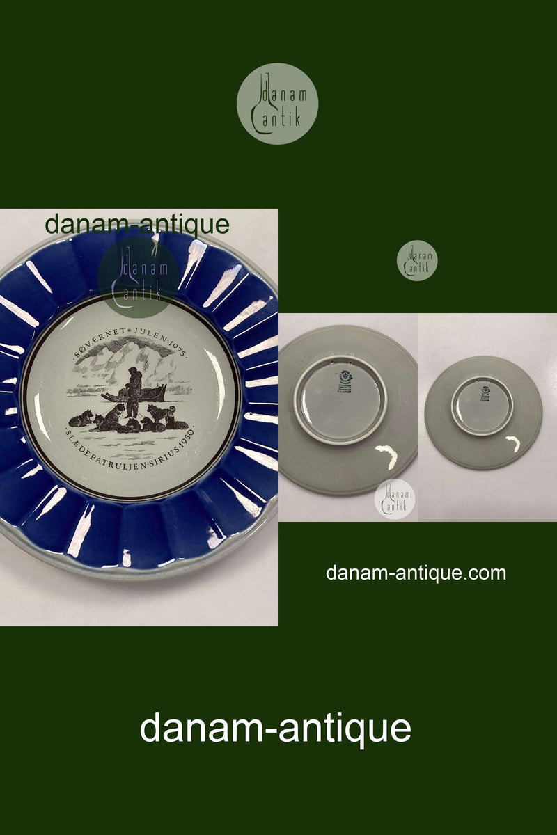 Royal Copenhagen / Aluminia Søværnets Juleplatte 1975