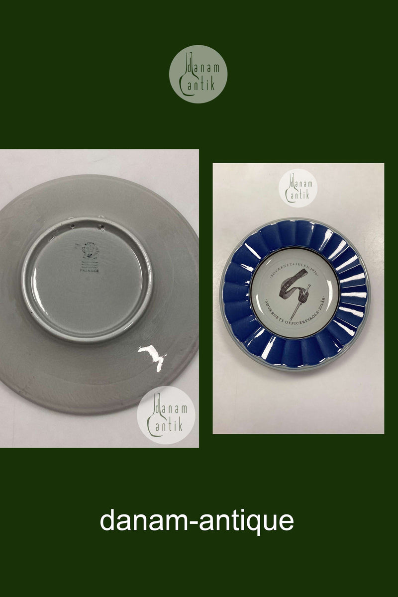 Royal Copenhagen / Aluminia Navy Christmas Plate 1976