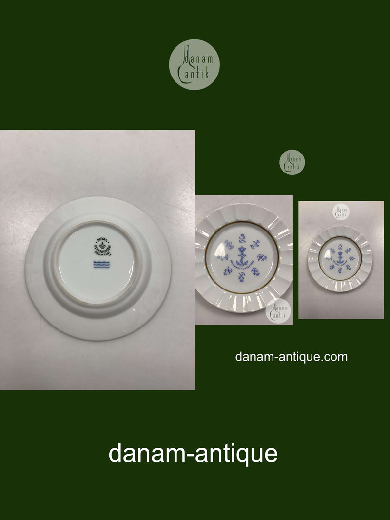 Royal Copenhagen / Aluminia Søværnets Juleplatte 1962