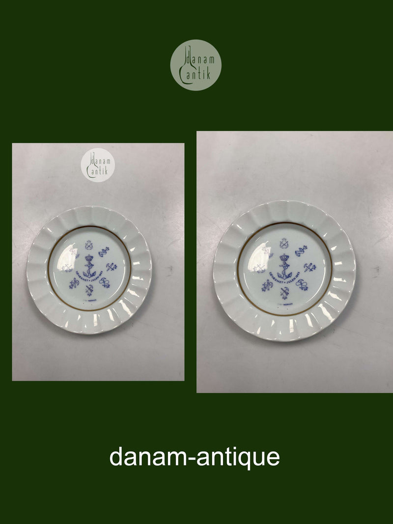 Royal Copenhagen / Aluminia Søværnets Juleplatte 1963