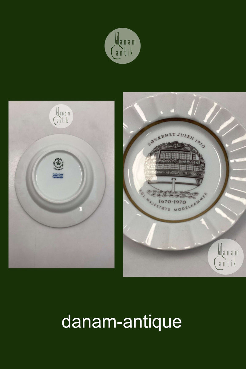 Royal Copenhagen / Aluminia Søværnets Juleplatte 1970