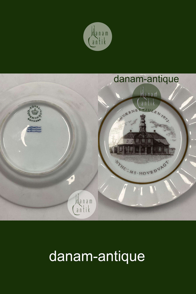 Royal Copenhagen / Aluminia Søværnets Juleplatte 1972