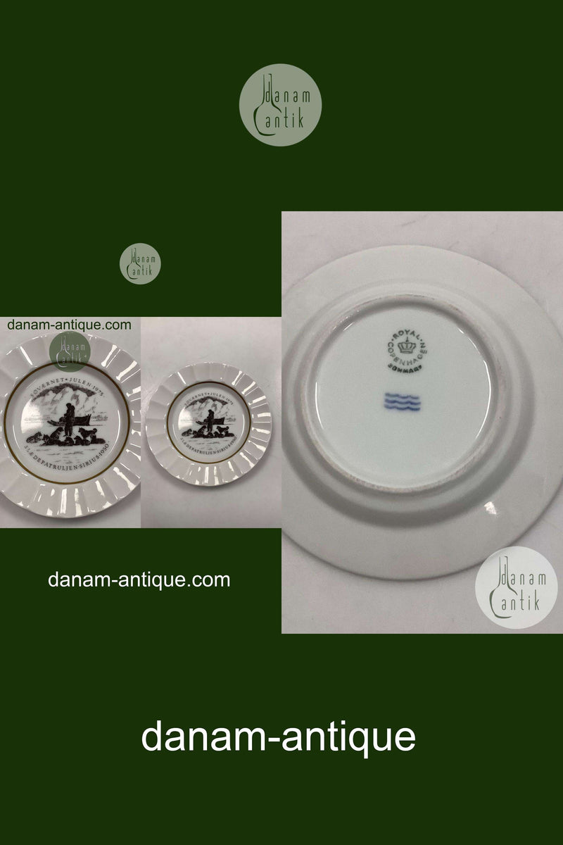Royal Copenhagen / Aluminia Søværnets Juleplatte 1975