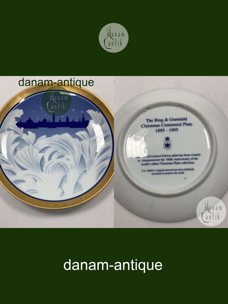 Bing and Grondahl Centennial Collection Plate from 1995