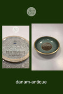 Royal Copenhagen Krakele i Grøn med motiv af Kronborg for Dansk Cement Central