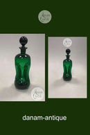 Holmegaard / Kastrup Glasværk Kluk Kluk Dekanter in grünem Glas.  Maße 28cm / 11 1/32 Zoll