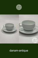Royal Copenhagen Alev Siesbye, White/Leda Cup and saucer No 081