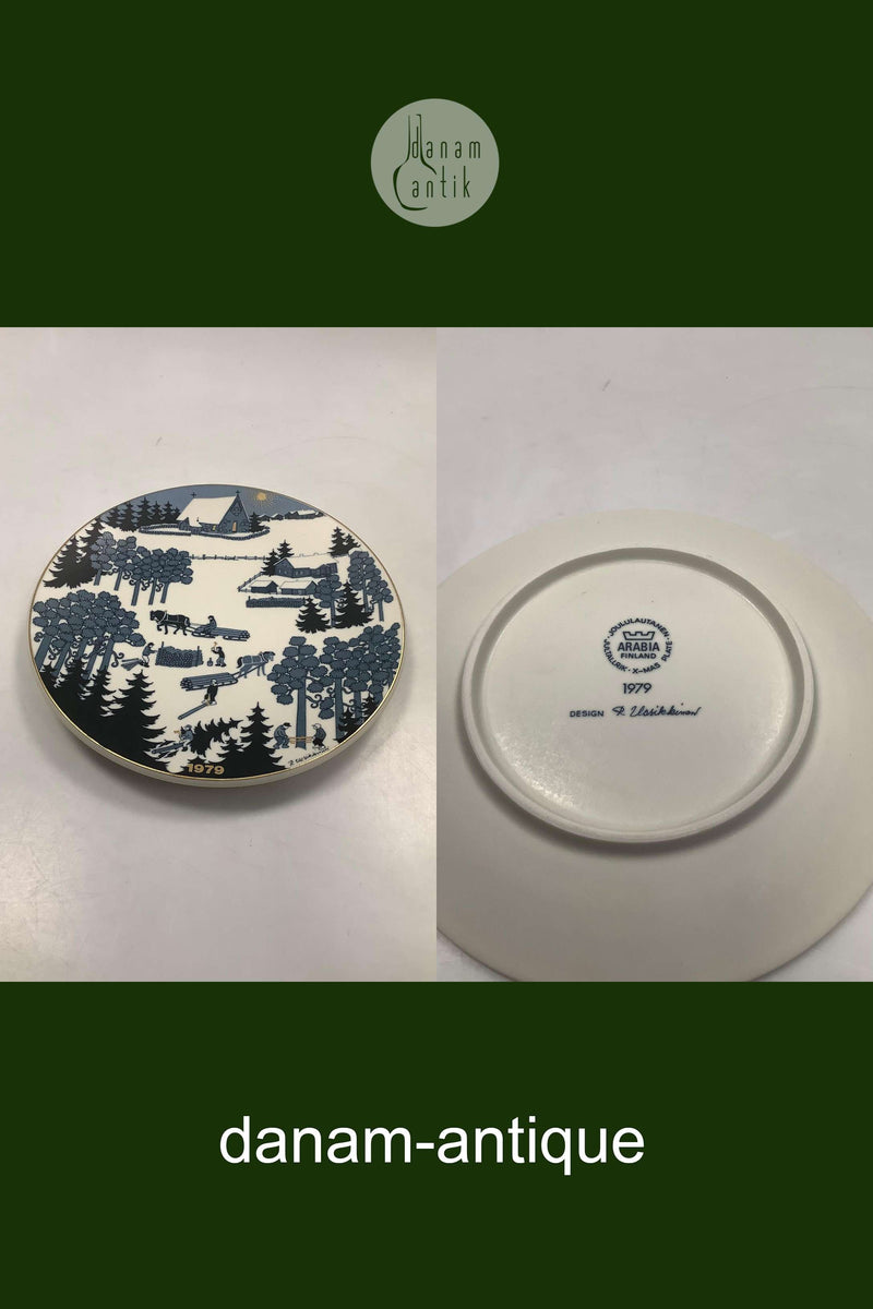 アラビア フィンランド クリスマス・プレート 1979