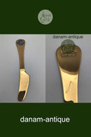 Georg Jensen Årskniv 1983 Forgyldt Sterling Sølv med emalje