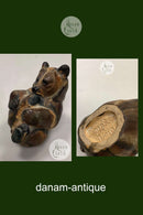 Arne Ingdam figurine of Bear cubs in delicious icing