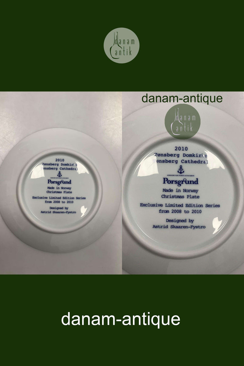 Porsgrund Norway Juleplatte 2010