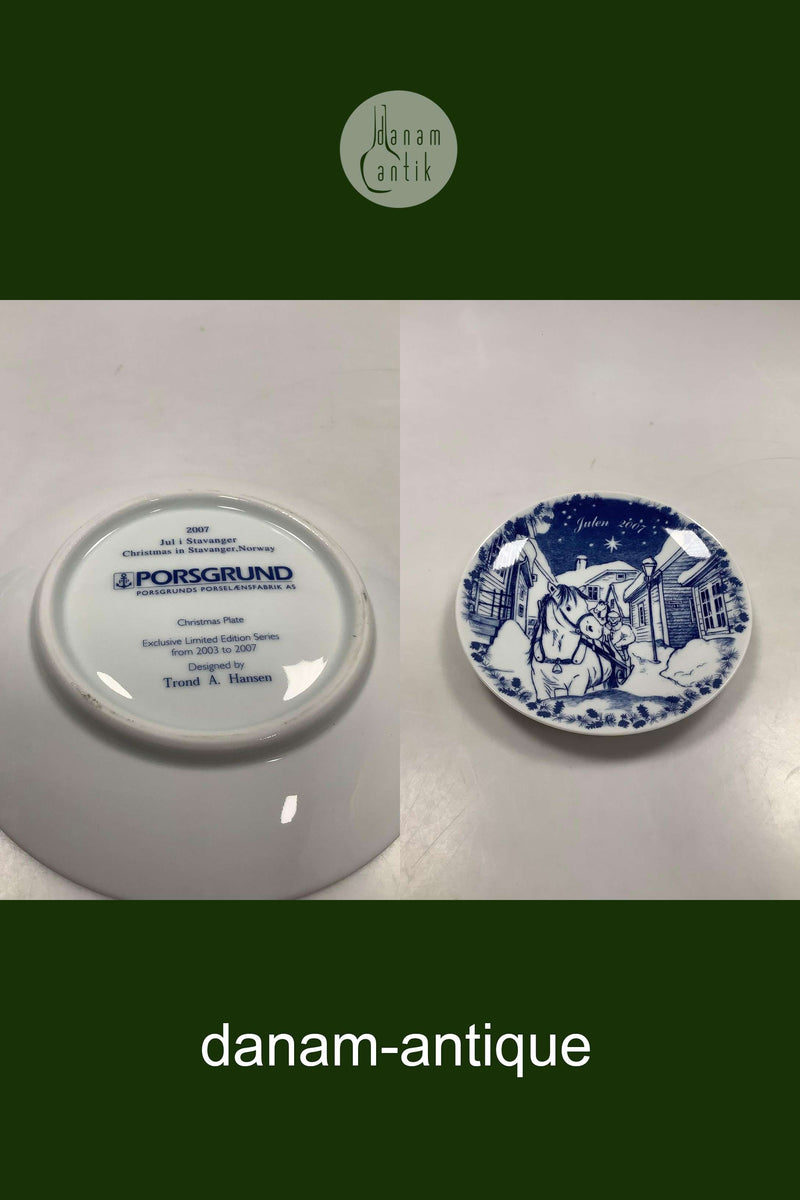 Porsgrund Norway Juleplatte 2007
