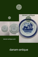 Royal Copenhagen Blå Tranquebar Frokosttallerken med motiv