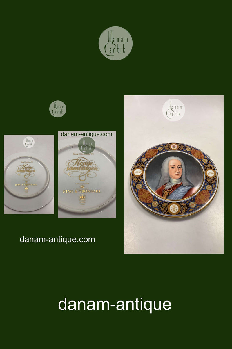 Bing og Grøndahl Platte fra Kongesamlingen, Kong Christian VI No 11410