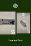 Royal Copenhagen Blå Blomst Forhandler Skilt på Engelsk