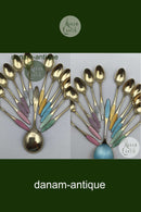 Frigast Sterling Sølv/Emalje Skeer (12+1)