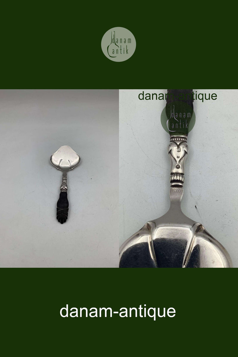 Cohr Serveringsske i Sølv og Træ