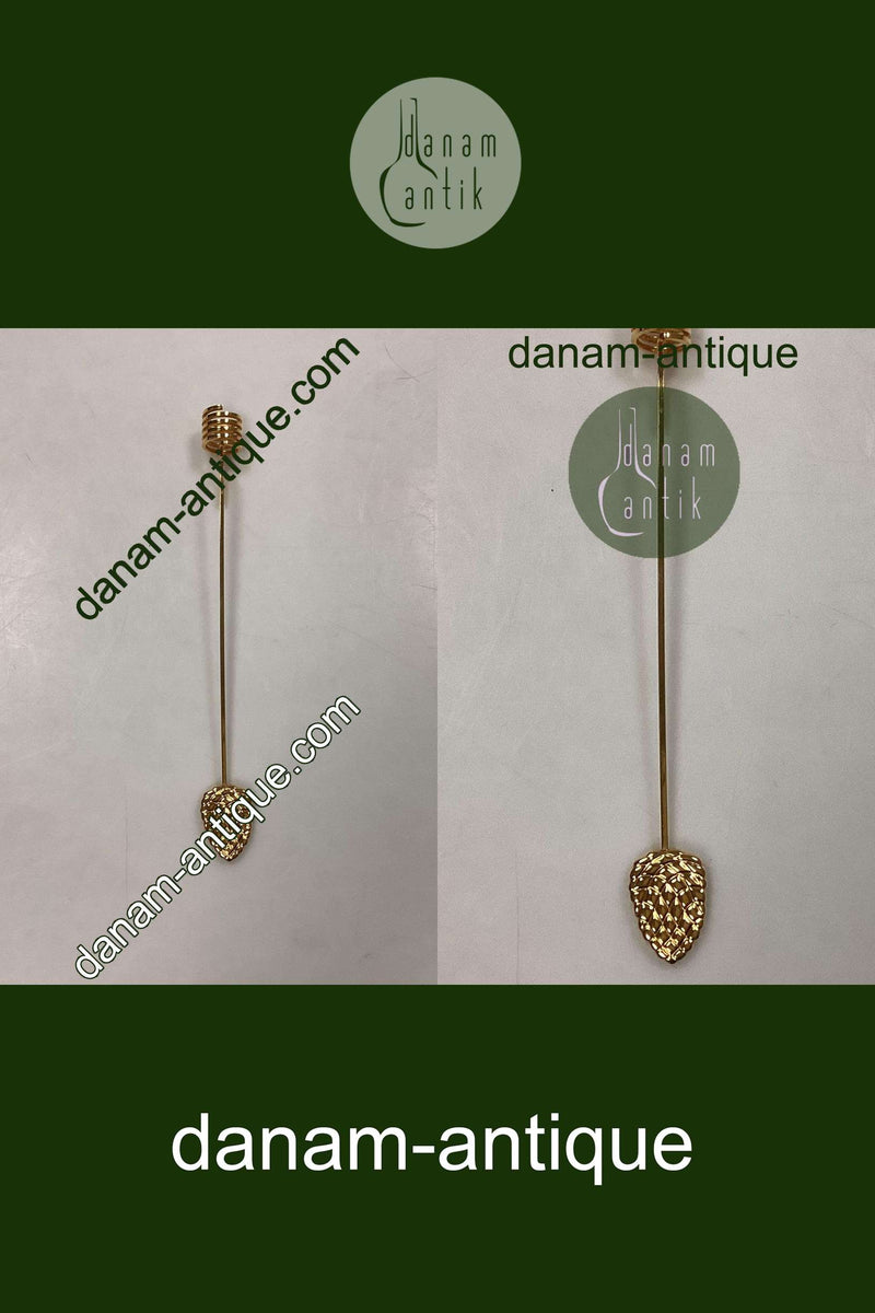 Georg Jensen Golden Christmas Lyseholder - Kogle 1994