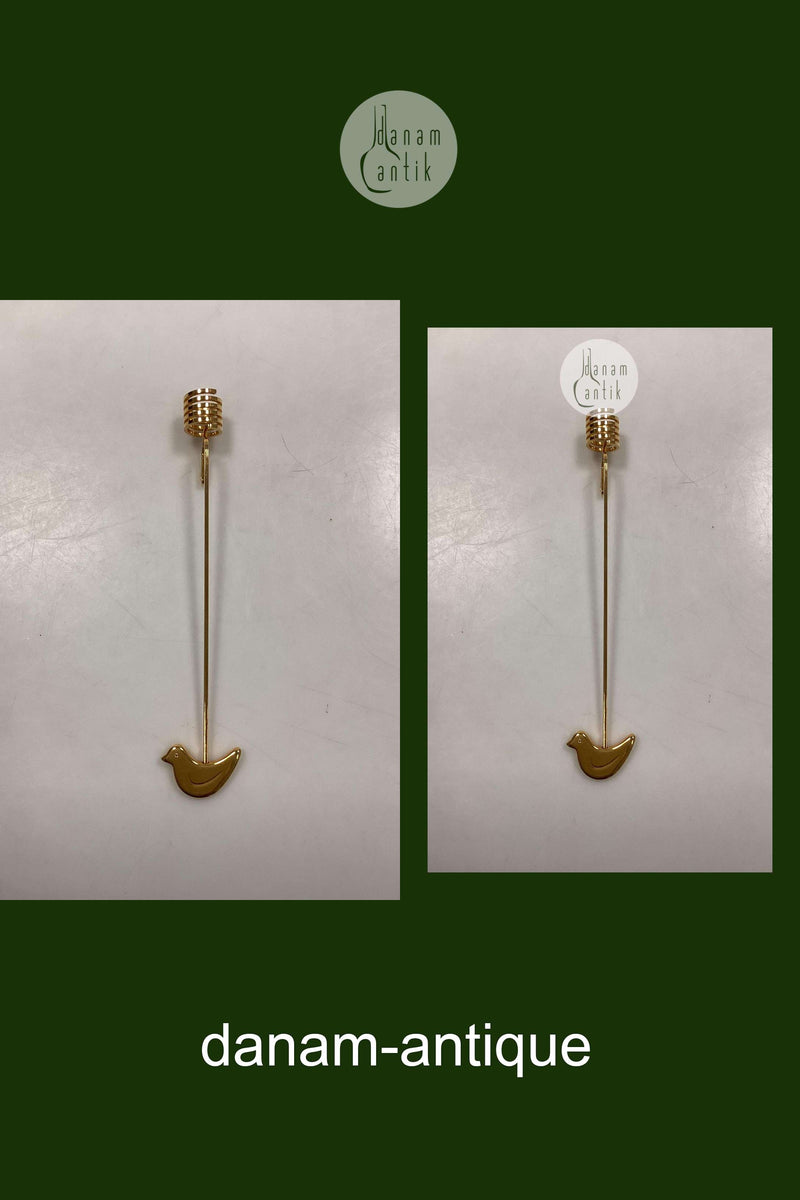 Georg Jensen Golden Christmas Lyseholder - Fugl 1991