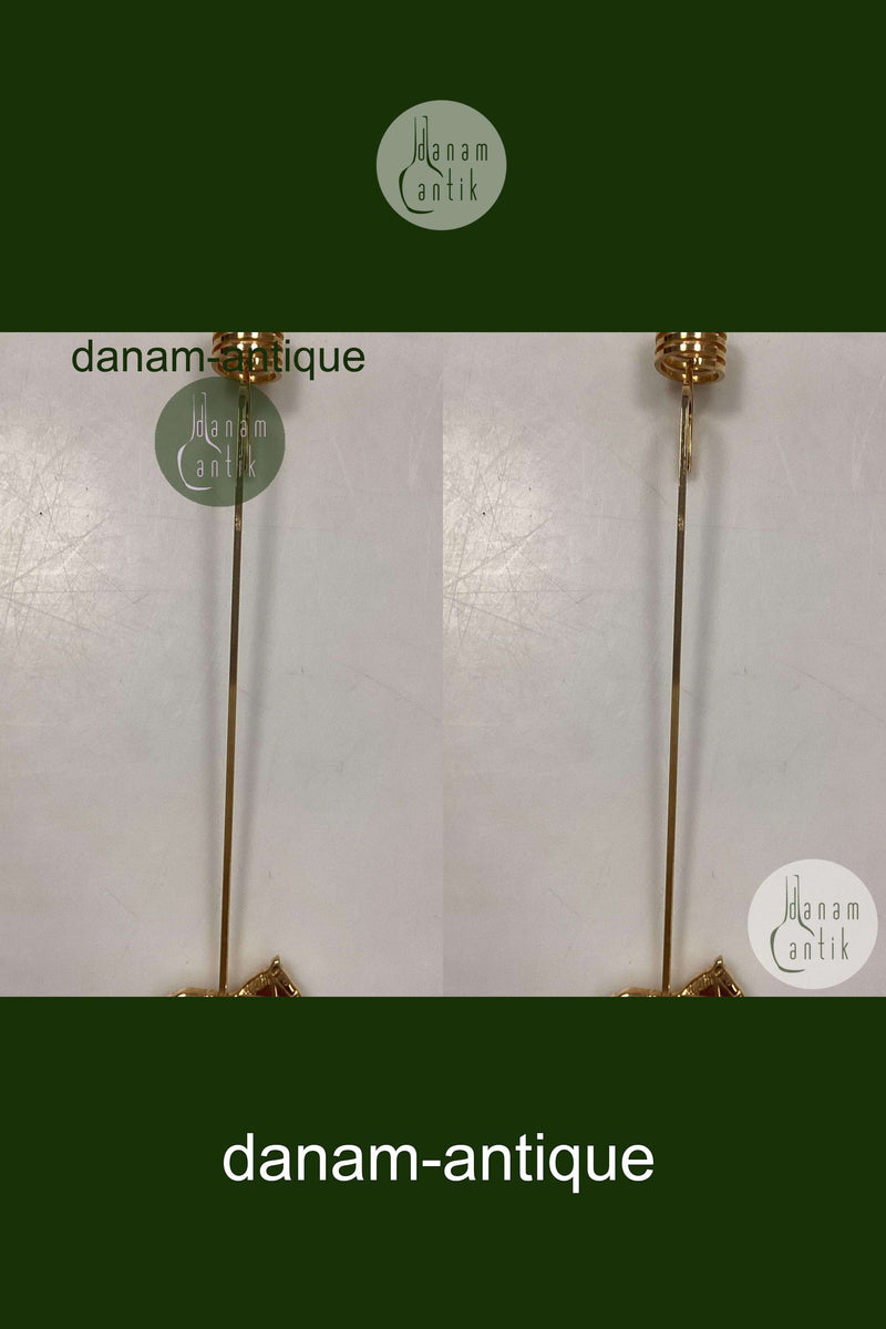 Georg Jensen Golden Christmas Lyseholder - Gyngehest 1996