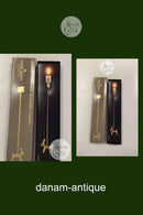 Georg Jensen Golden Christmas Lyseholder - Julebuk 1993