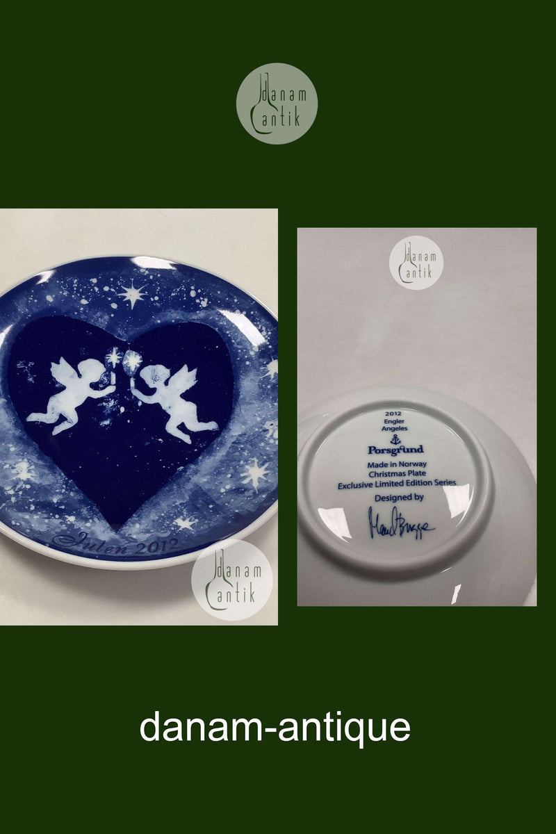 Porsgrund Norway Juleplatte 2012