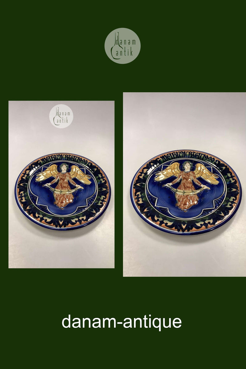 Aluminia Stor Juleplatte fra 1929 Weihnachten