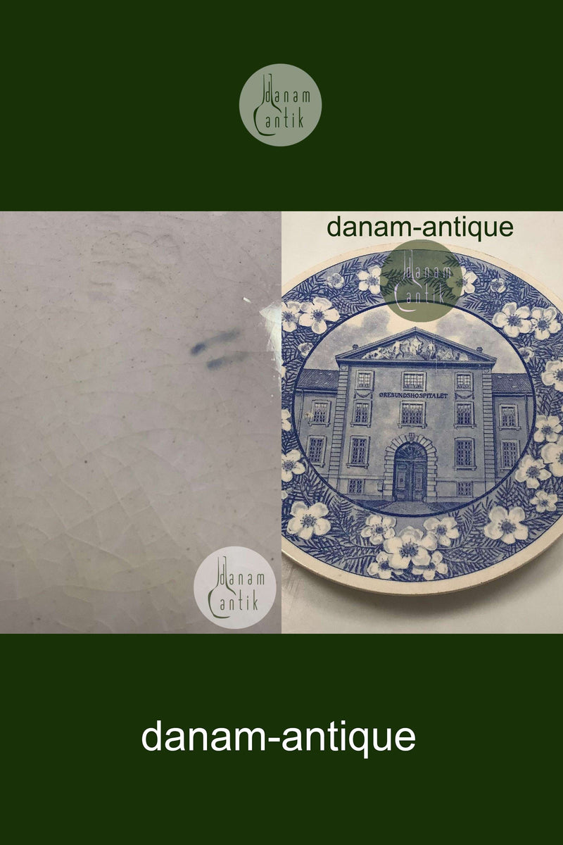 Aluminia Juleplatte Glædelig Jul Øresundshospitalet