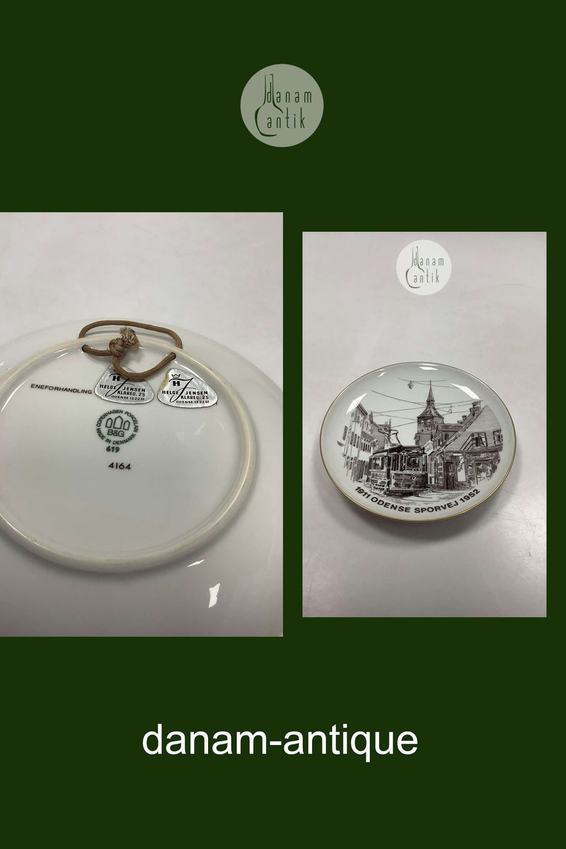 Bing og Grøndahl Platte Odense Sporveje 1911 - 1952