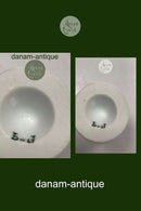 Bing og Grøndahl Jubilæumsstel / Blå Nellike Æggebæger