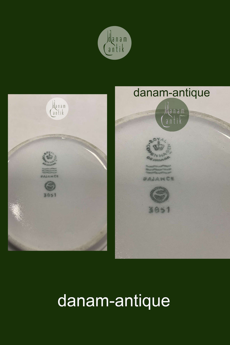 Royal Copenhagen Blåkant krukke No. 3051