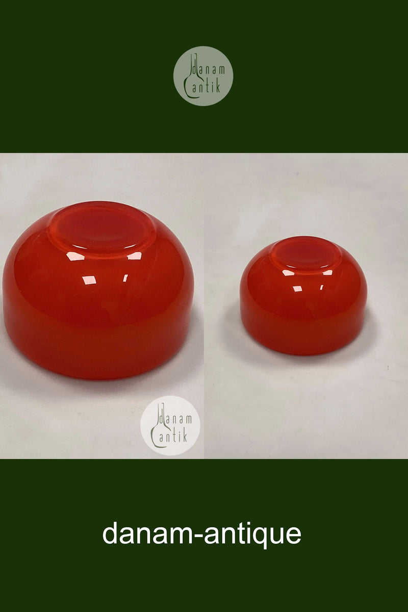 Holmegaard Palet / Carnaby Orange Glas Skål