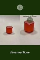 Holmegaard Palet / Carnaby Orange Glas Flødekande