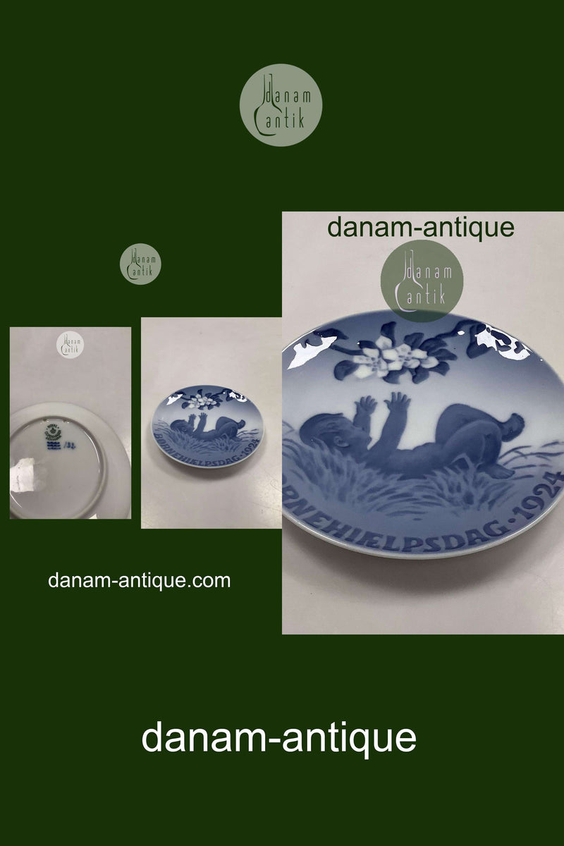 Royal Copenhagen Børnehjælpsdags Platte fra 1924