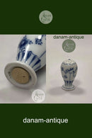 Bing og Grøndahl Blåmalet / Musselmalet Peberbøsse med tekst